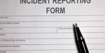 what form is used to record end of day security checks