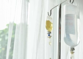 how long does it take for a 500 ml iv drip saline bag to empty
