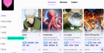 Character AI 18 engaging chat AI NSFW with Crush AI and Dirty AI features