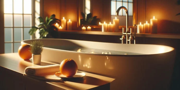 can you eat an orange in a bathtub in california