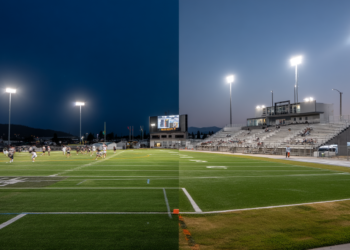 How LED Retrofits Reduce Football Field Energy Consumption by 60%