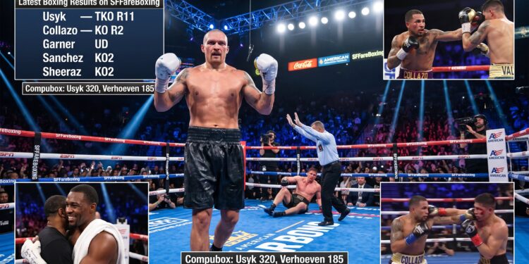 Latest Boxing Results on SFFareBoxing