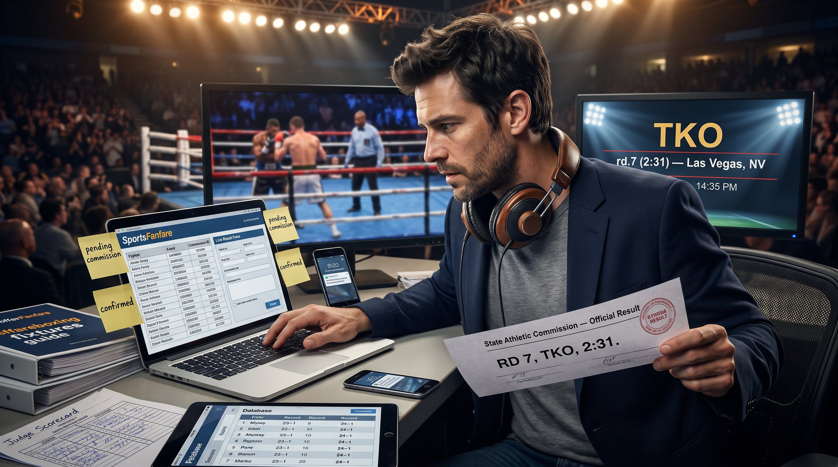 How SFFareBoxing Reports Fight Results