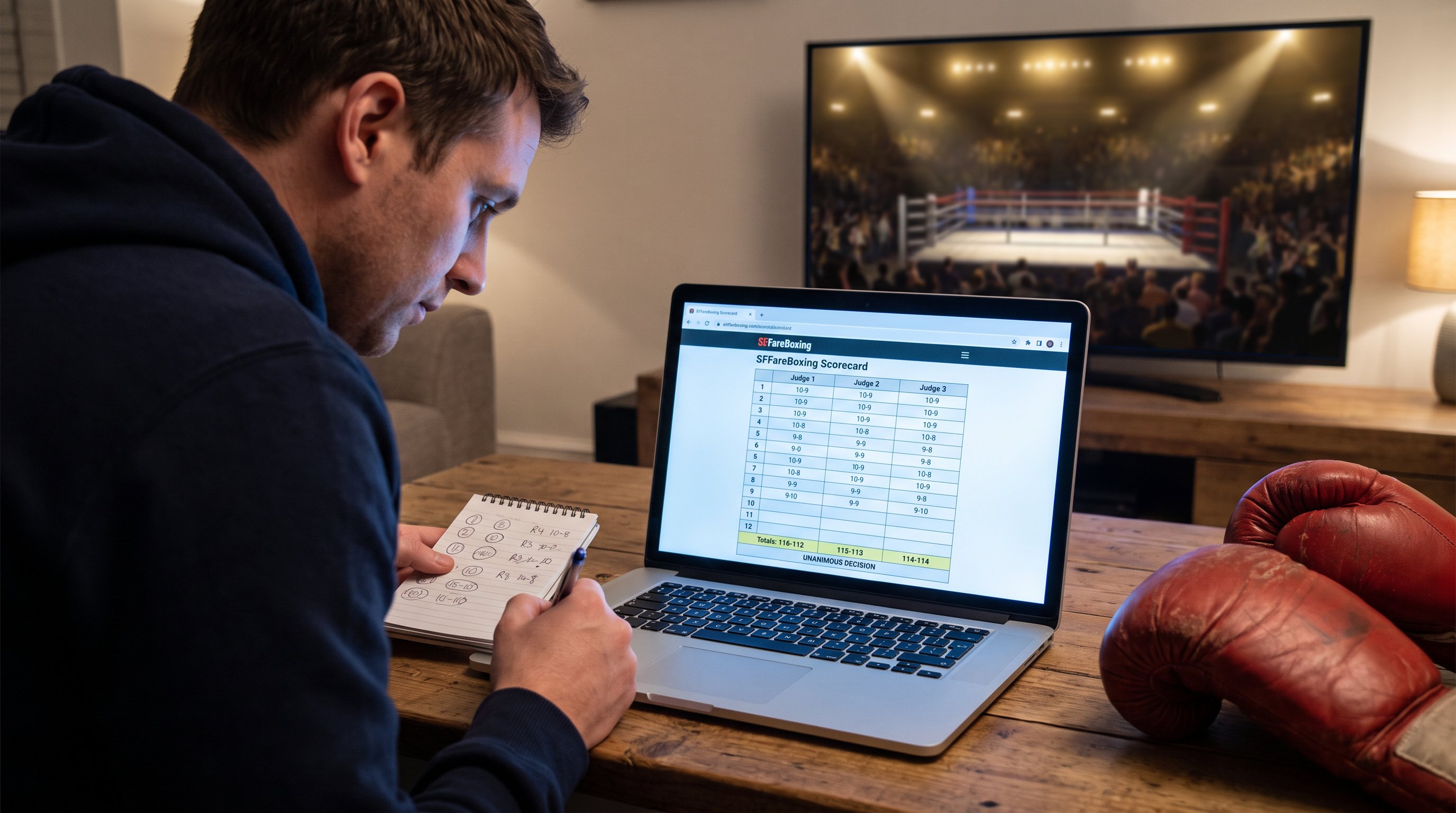 How to Read SFFareBoxing Boxing Scores