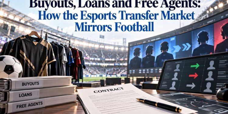 Buyouts, Loans and Free Agents: How the Esports Transfer Market Mirrors Football